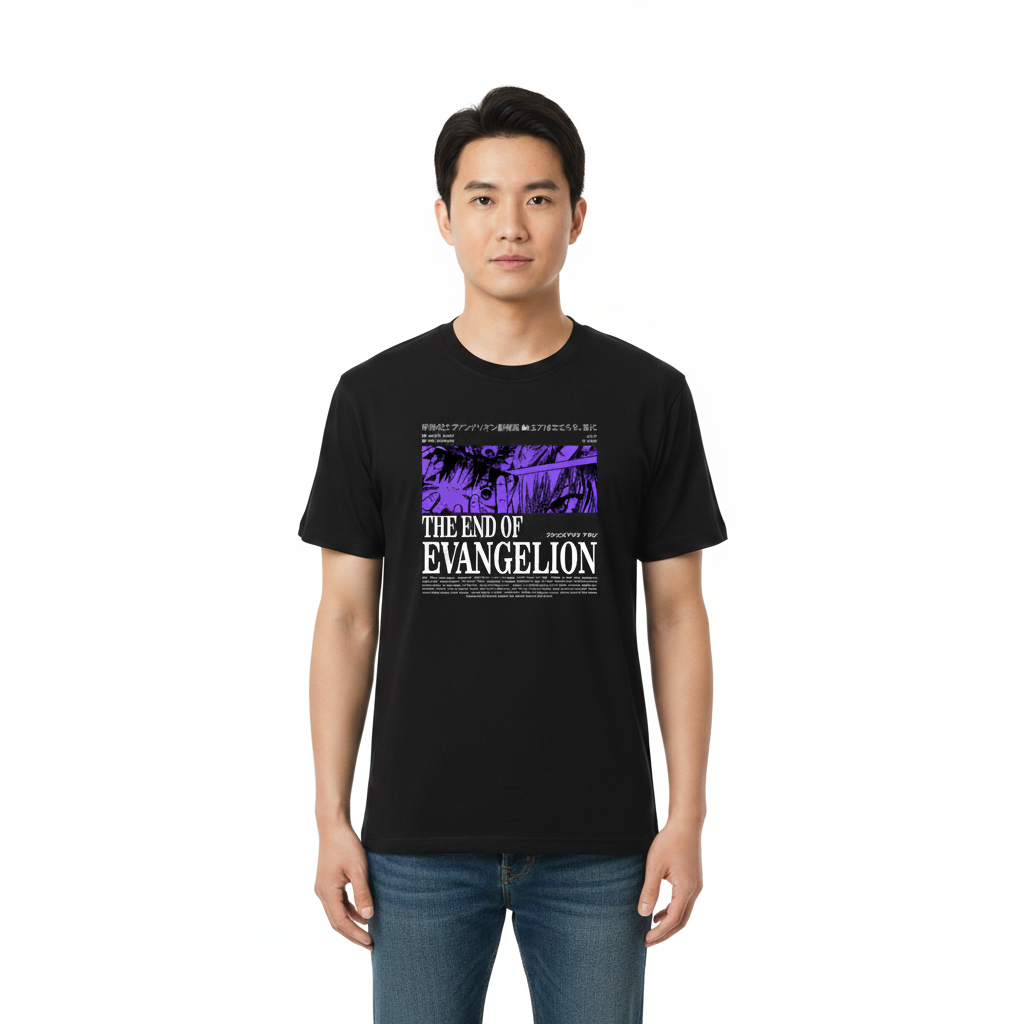 Evangelion Shirt - The End of evangelion Shirt 2 - Evangelion Merch Evangelion Shirt - The End of evangelion Shirt - Image 2