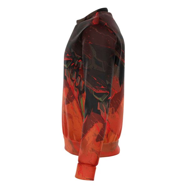 Evangelion Red Black 3D Sweatshirt Official Evangelion Merch