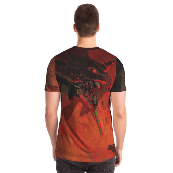 Evangelion Red Black Nigh 3D T-shirt Official Evangelion Merch