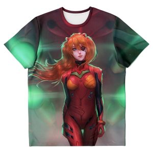 Evangelion Asuka Political 3D T-shirt Official Evangelion Merch