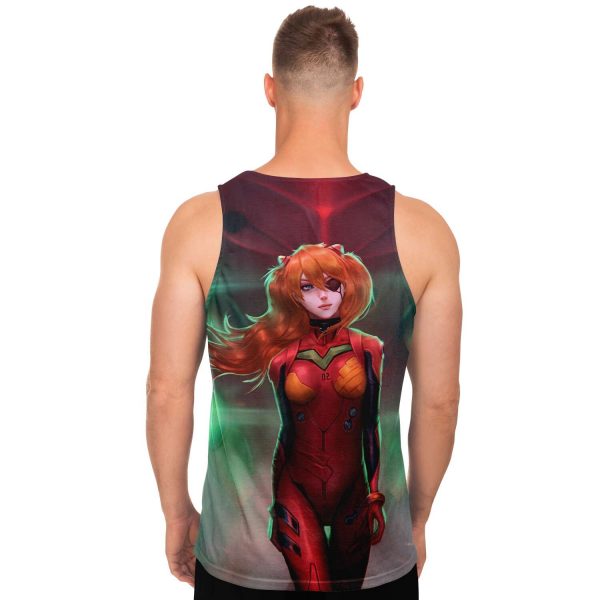 Evangelion Asuka Political 3D Tank Top Official Evangelion Merch