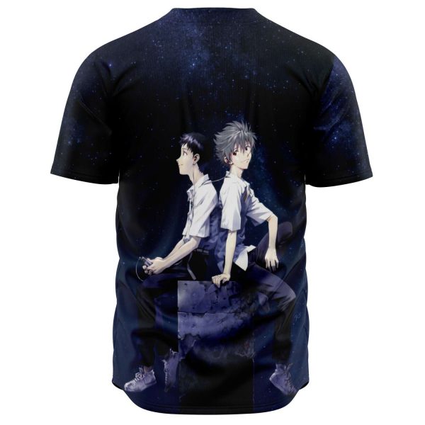 Evangelion Kaworu Nagisa & Shinji Ikari Baseball Jersey Official Evangelion Merch