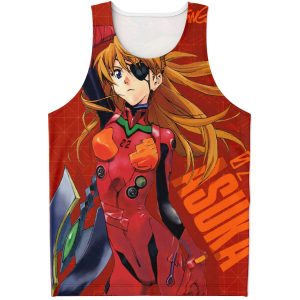 Evangelion Lady Asuka Political Tank Top Official Evangelion Merch