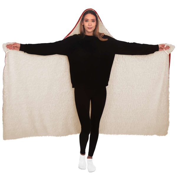 Evangelion Lady Asuka Political Hooded Blanket Official Evangelion Merch