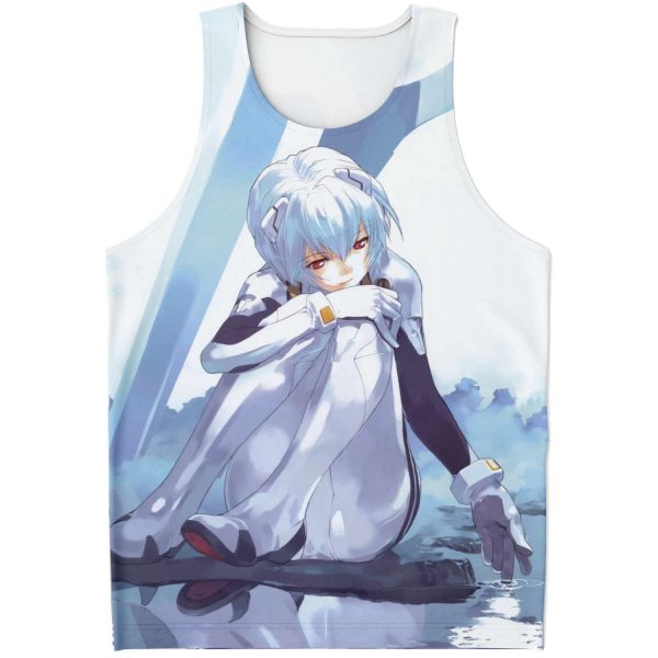 Evangelion Rei Ayanami 3D Tank Top Official Evangelion Merch