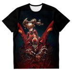 Evangelion Asuka Unit-02 3D T-shirt Official Evangelion Merch