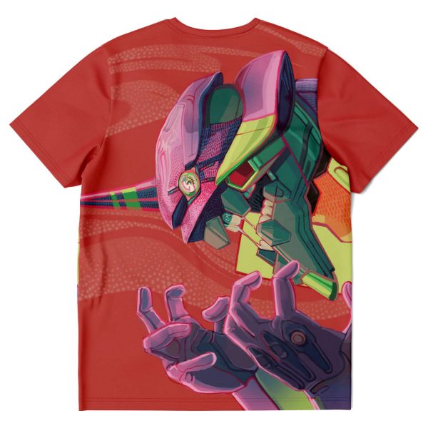 Evangelion Unit-01 Face 3D T-shirt Official Evangelion Merch