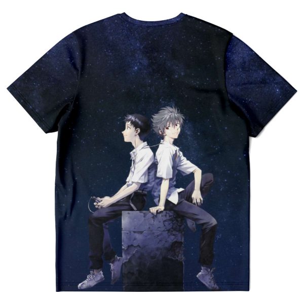 Evangelion Kaworu Nagisa & Shinji Ikari T-shirt Official Evangelion Merch
