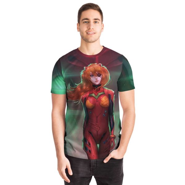 Evangelion Asuka Political 3D T-shirt Official Evangelion Merch