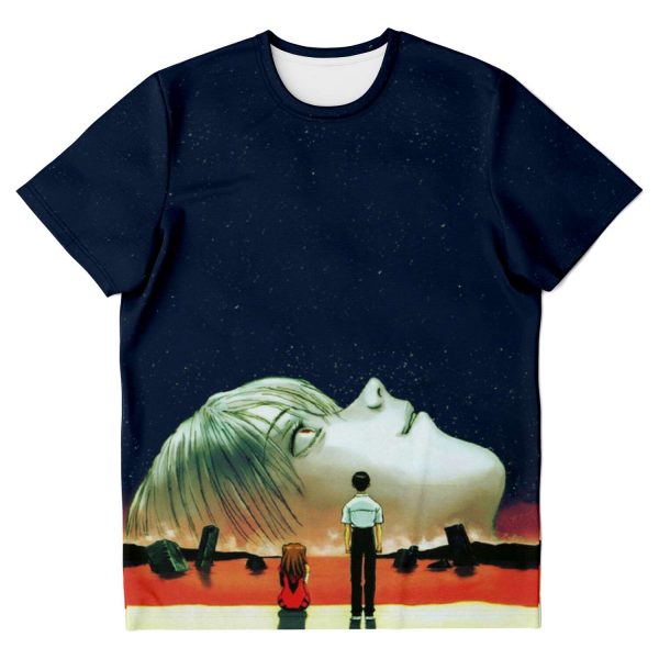 Evangelion Face Rei Ayanami T-shirt Official Evangelion Merch