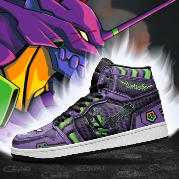 Evangelion Unit-01 Jordan Sneakers Official Evangelion Merch