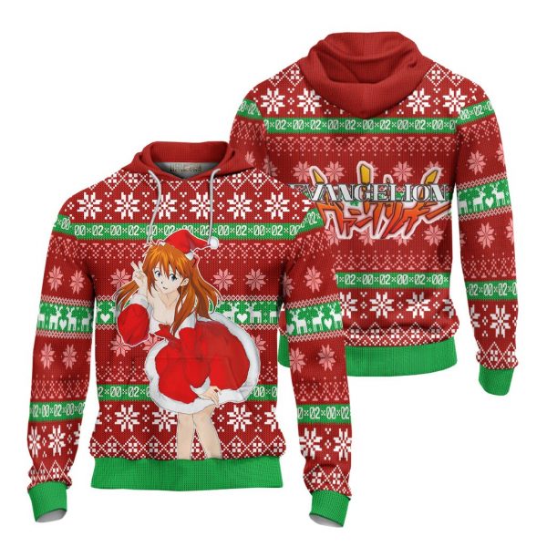 Neon Genesis Evangelion Soryu Asuka Langley Pullover Hoodie Littleowh - Evangelion Merch