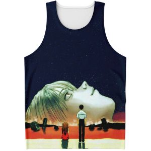 Evangelion Face Rei Ayanami Tank Top Official Evangelion Merch