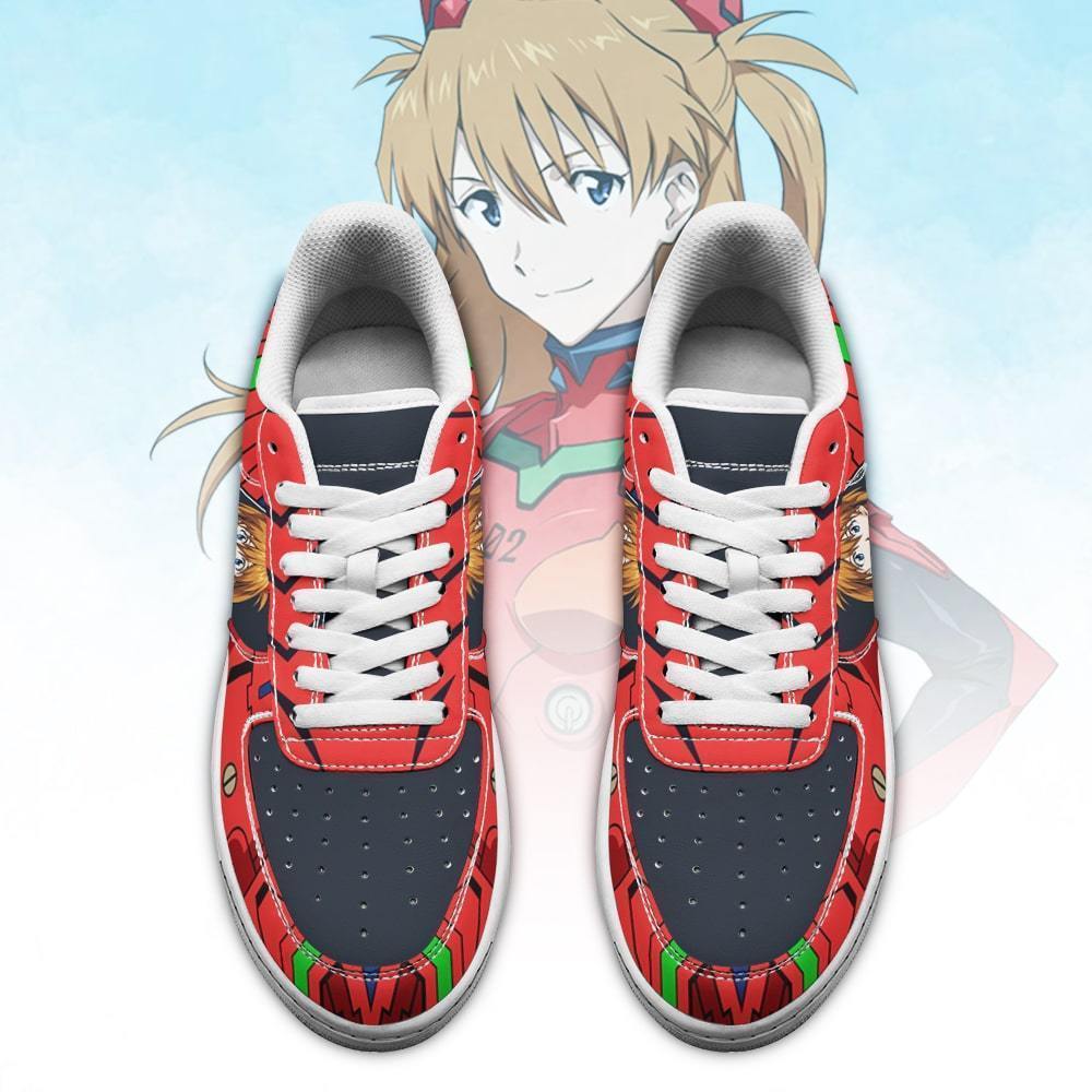 EVA Shoes - Asuka Langley Shikinami Air Force Sneakers Neon Genesis