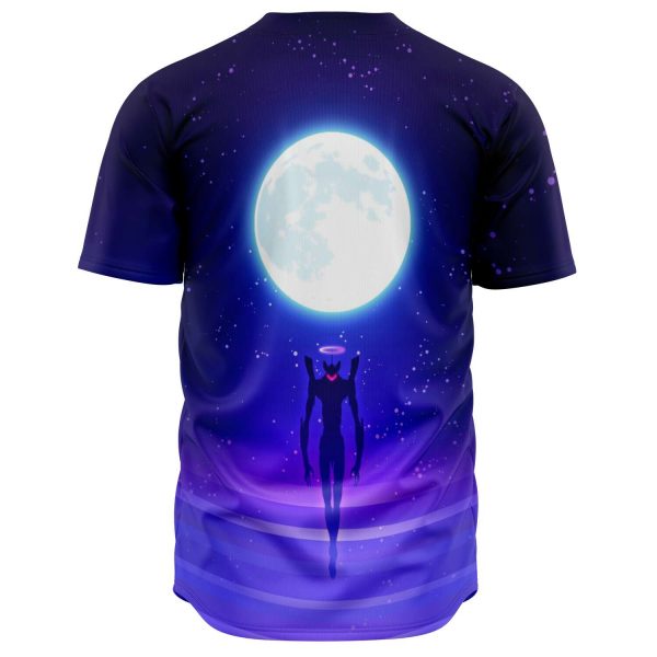 Evangelion Angel Moon Night 3D Baseball Jersey Official Evangelion Merch