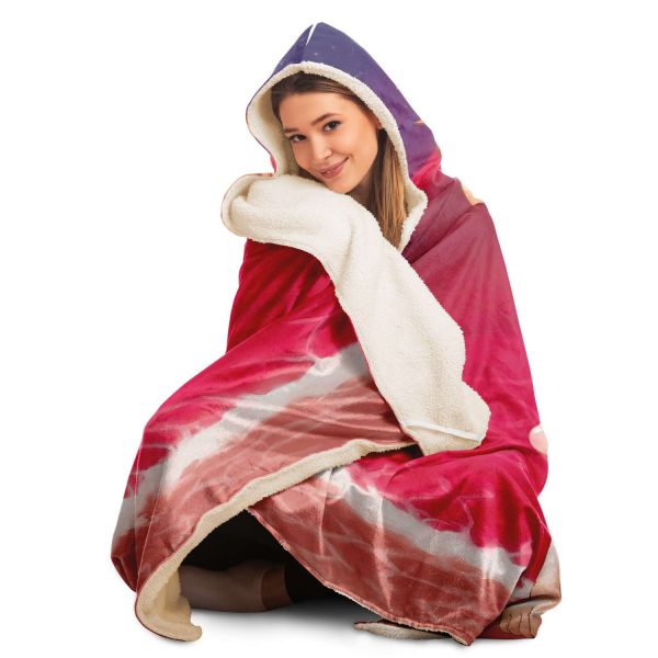 Evangelion Asuka Hentai Hooded Blanket Official Evangelion Merch
