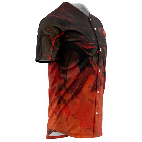Evangelion Red Black Nigh Baseball Jersey Official Evangelion Merch