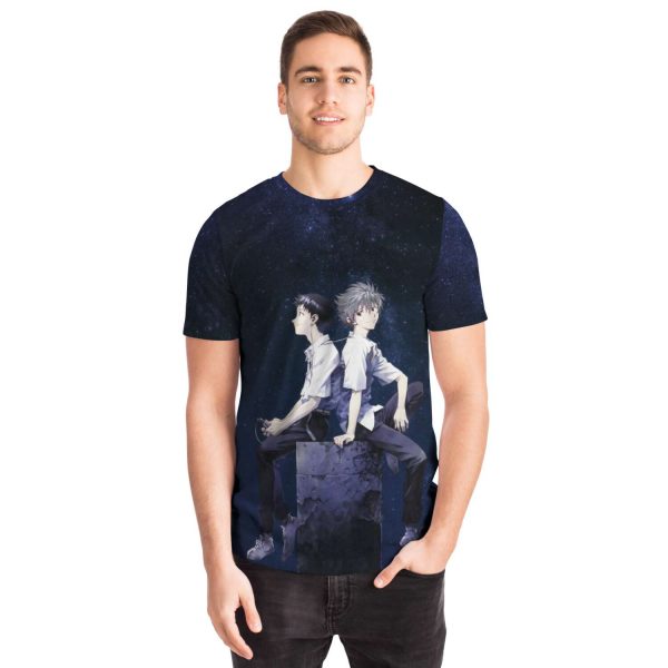 Evangelion Kaworu Nagisa & Shinji Ikari T-shirt Official Evangelion Merch