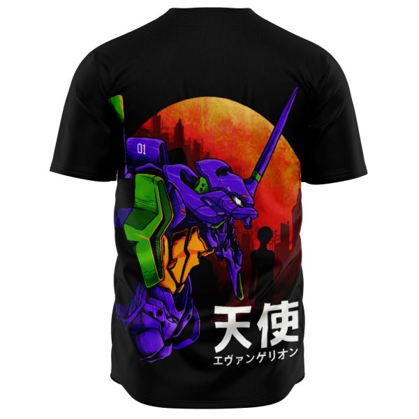 Evangelion Unit-01 Night Baseball Jersey Official Evangelion Merch