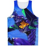 Evangelion Unit-01 Blue Sky Tanktop Official Evangelion Merch