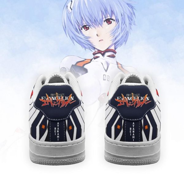 Evangelion Rei Ayanami Air Force Sneakers Official Evangelion Merch