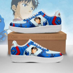 Evangelion Shinji Ikari Air Force Sneakers Official Evangelion Merch