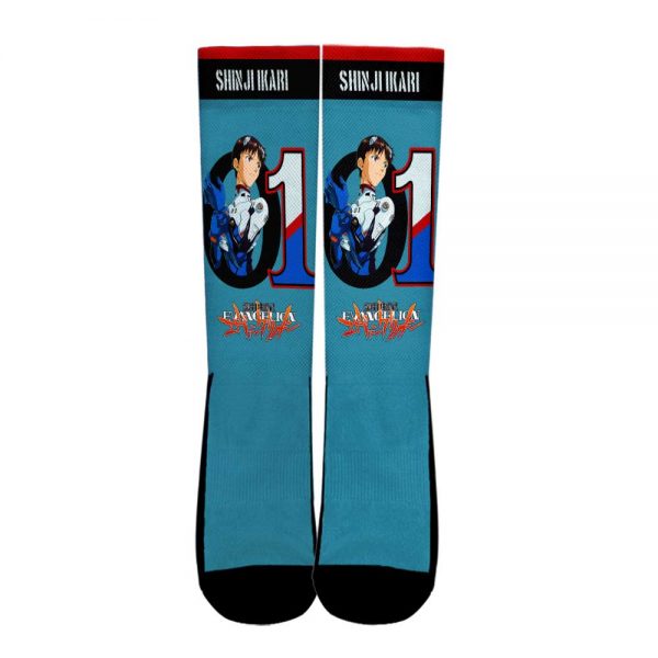 Neon Genesis Evangelion Shinji Ikari Socks Official Evangelion Merch