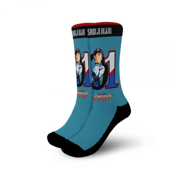 Neon Genesis Evangelion Shinji Ikari Socks Official Evangelion Merch