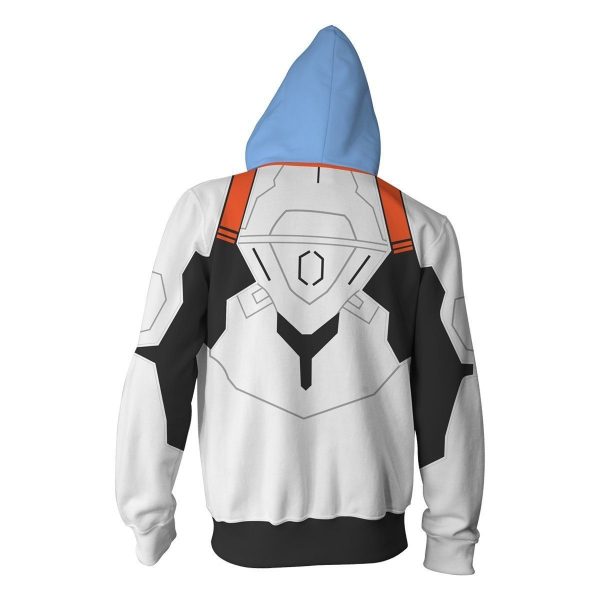 Evangelion Rei Ayanami Hoodie Zipper Jacket Official Evangelion Merch