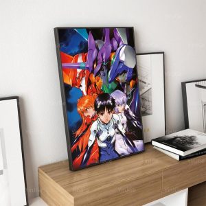 New 3D Evangelion Team Poster Wall Art 2021 Official Evangelion Merch