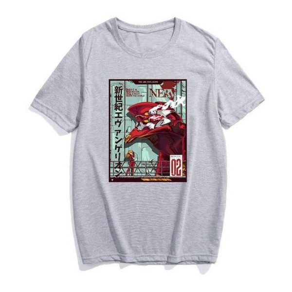 EVA Unit-02 T-shirt Style No.2 Official Evangelion Merch