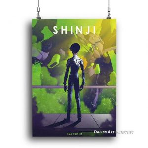 Evangelion Shinji Wall Art Official Evangelion Merch