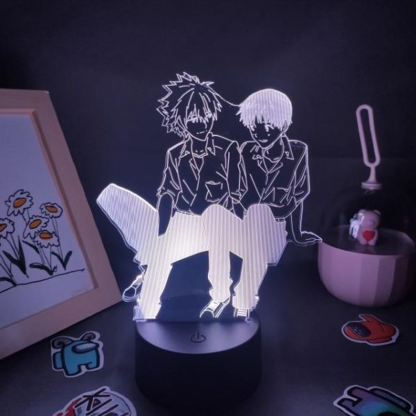 Evangelion Kaworu Nagisa & Shinji Ikari Figure RGB LED Official Evangelion Merch