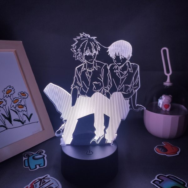 Evangelion Kaworu Nagisa & Shinji Ikari Figure RGB LED Official Evangelion Merch