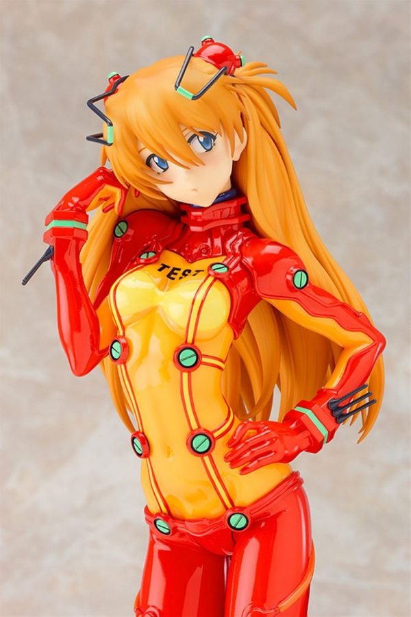 27.5cm Original Asuka Action Figure Collectible Model Toys Official Evangelion Merch