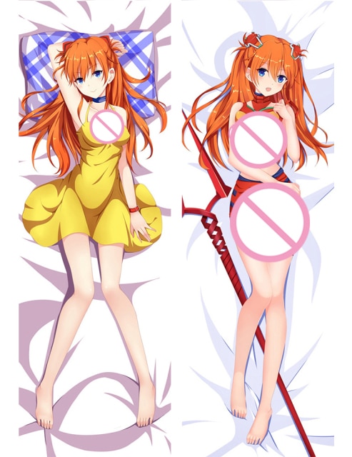 Anime Body Pillow Dakimakura Cover Neon Genesis Evangelion Cover Asuka Langley Soryu Sleep Hugging Case - Evangelion Merch