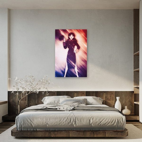 Anime Misato Evangelion GirlCanvas Painting Wall Art Posters and Prints Wall Pictures for Living Room Decoration 5 - Evangelion Merch