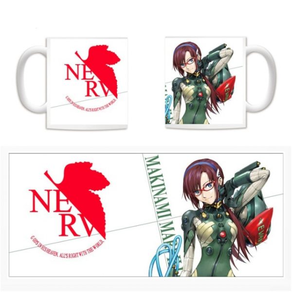 Anime Neon gensis Evagenlion Ayanami Rei Asuka Mari Beautiful Ceramic Mug Water Cup Cup 2.jpg 640x640 2 - Evangelion Merch