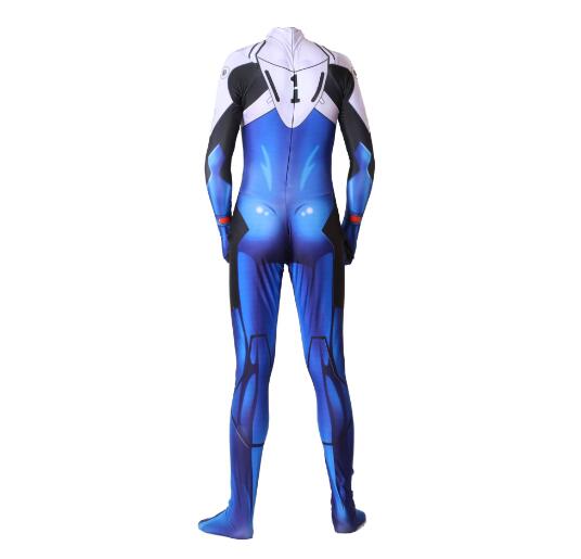 EVA Evangelion Shinji Cosplay Costume Lycra Superhero Halloween Bodysuit Jumpsuits Zentai Suis 2 - Evangelion Merch