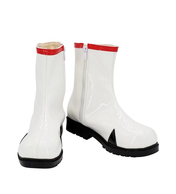 EVA Rei Ayanami Cosplay Boots White Leather Shoes Custom Made Any Size 1 - Evangelion Merch