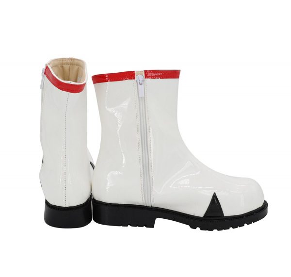 EVA Rei Ayanami Cosplay Boots White Leather Shoes Custom Made Any Size 2 - Evangelion Merch