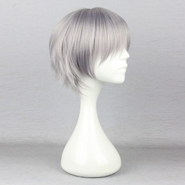 Nagisa Kaworu Hair Neon Genesis Evangelion Hair Nagisa Kaworu Cosplay Hair Gray Mens Neon Genesis Evangelion 2 - Evangelion Merch