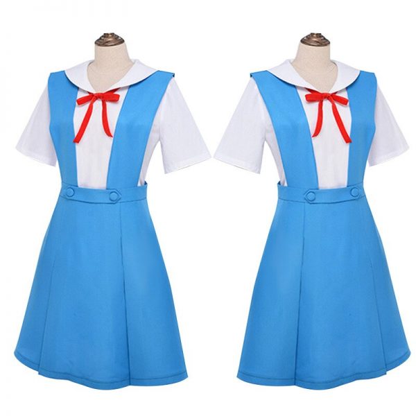 New Anime Evangelion Halloween Women Cosplay Asuka Langley Soryu Tokyo Ayanami Rei Costume Japanese School Jk 1 - Evangelion Merch