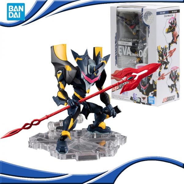 Original BANDAI Gundam NX 0048 Mark 06 EVA Ver SET Anime Evangelion Assembled Robot Model Kids - Evangelion Merch