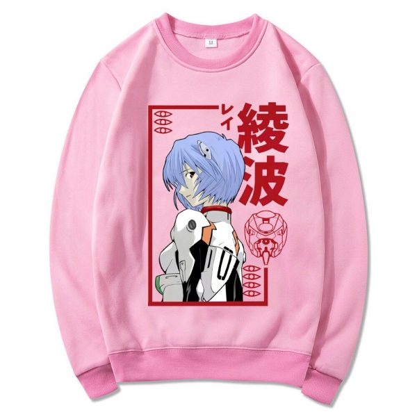 Rei Ayanami Japanese Anime Casual Crewneck Sweatshirts Men s Manga Hipster Sweatshirt Unisex Oversized Sweatshirt Homme 2 - Evangelion Merch