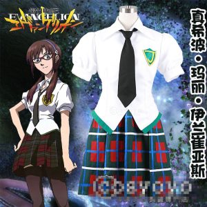 The Anime GENESIS EVANGELION Mari Makinami Illustrious cosplay costume - Evangelion Merch