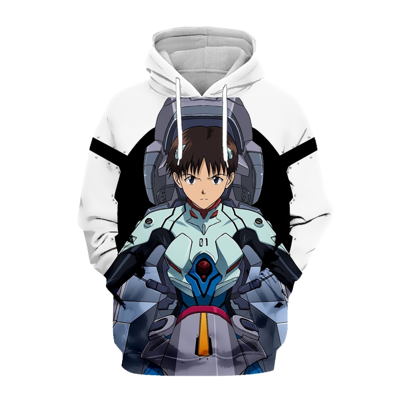 3D Printed Evangelion Hooded Sweatshirt - Evangelion Hoodie