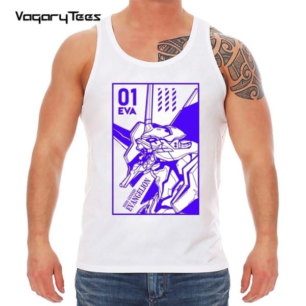 Funny Japan Anime Eva 01 Evangelion Tank top Men Manga Unisex Streetwear Vest Casual tops Oversized 1.jpg 640x640 1 - Evangelion Merch