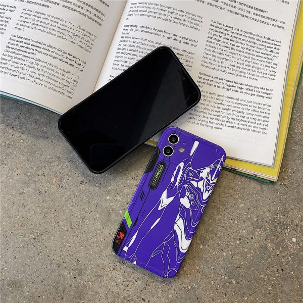 Luxury Japan Evangelion Phone Case For IPhone 13 12 11 Pro Max 7 8 Plus XR 4 - Evangelion Merch