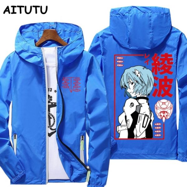 Spring summer 2021 new jacket for men and women Eva 01 Evangelion Manga casual windbreaker zipper 1.jpg 640x640 1 - Evangelion Merch
